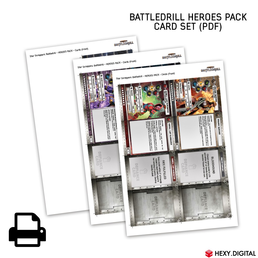 Heroes Pack Card Set